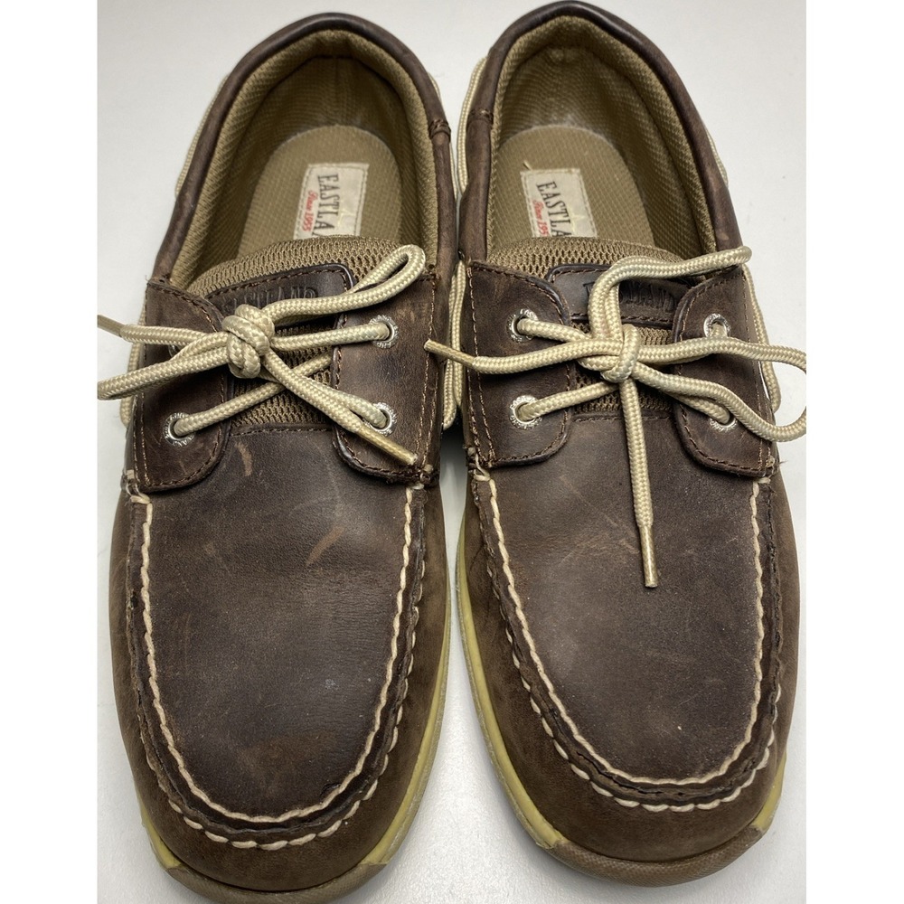 Eastland Solace Women's Size 9.5‎ Brown Leather Slip On Loafers Comfort Shoes
